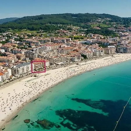 Апартаменти En 1ª Linea De Playa Silgar Con Vistas Al Mar Y Parking Privado *