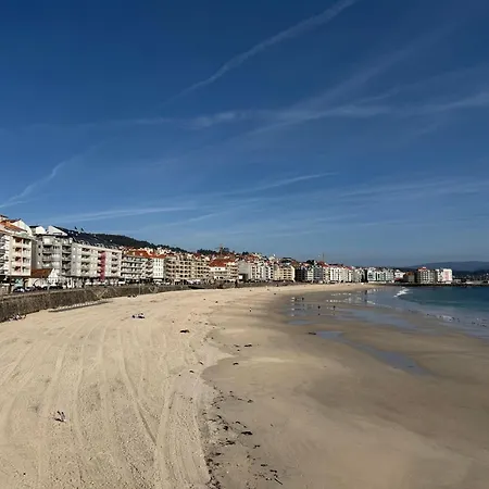 Appartement En 1ª Linea De Playa Silgar Con Vistas Al Mar Y Parking Privado *