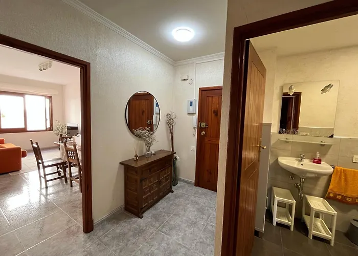 Lejlighed En 1ª Linea De Playa Silgar Con Vistas Al Mar Y Parking Privado *